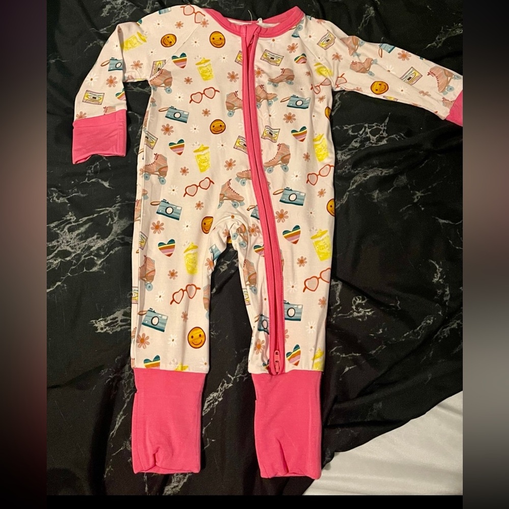 Emerson and Friends- Roller Skates Convertible Romper